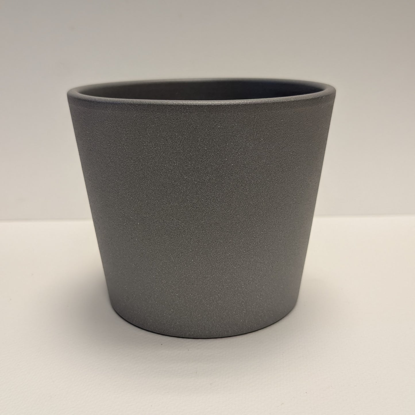 12cm Straight Light Grey Pot