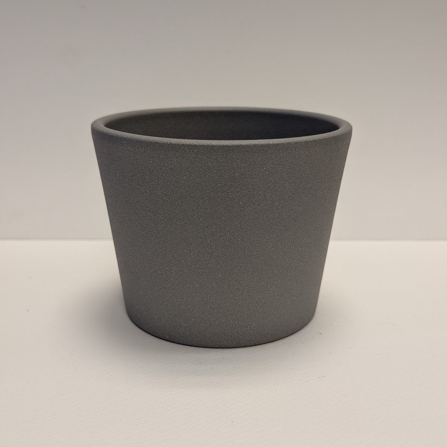10cm Straight Light Grey Pot