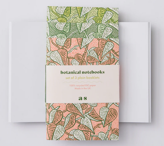 Botanical Notebooks - Set of 3