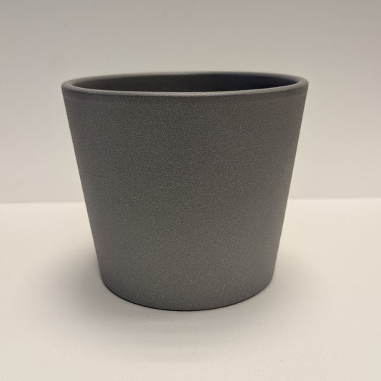 12cm Straight Light Grey Pot