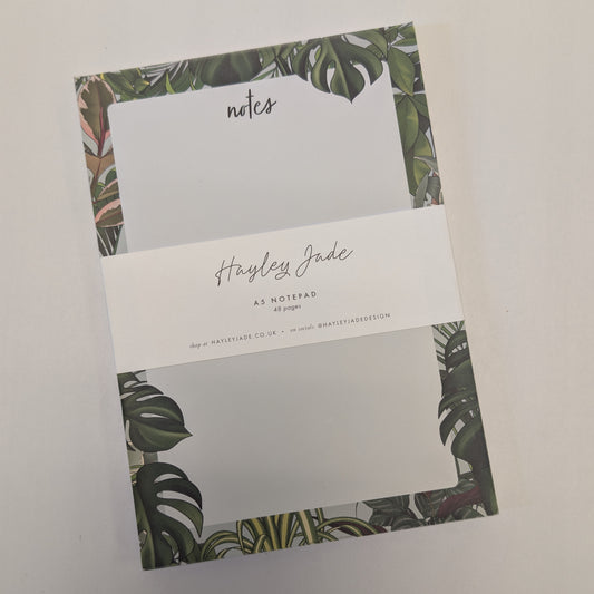 Plant Themed Notepad