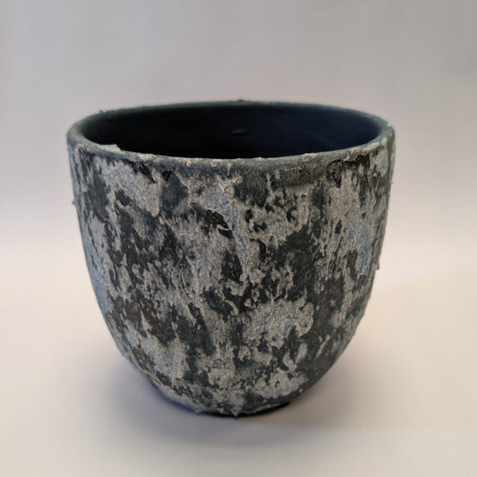 Antique Blue Pot - 12cm